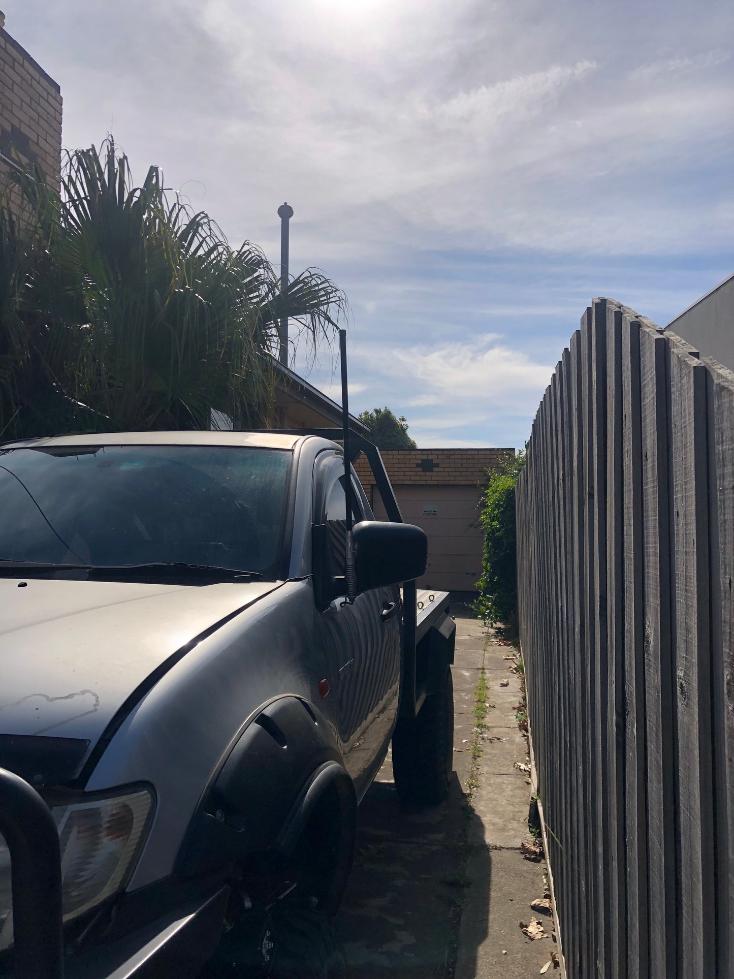 Antenna / Light Bracket - Side Mirror - ML MN Triton / Challenger