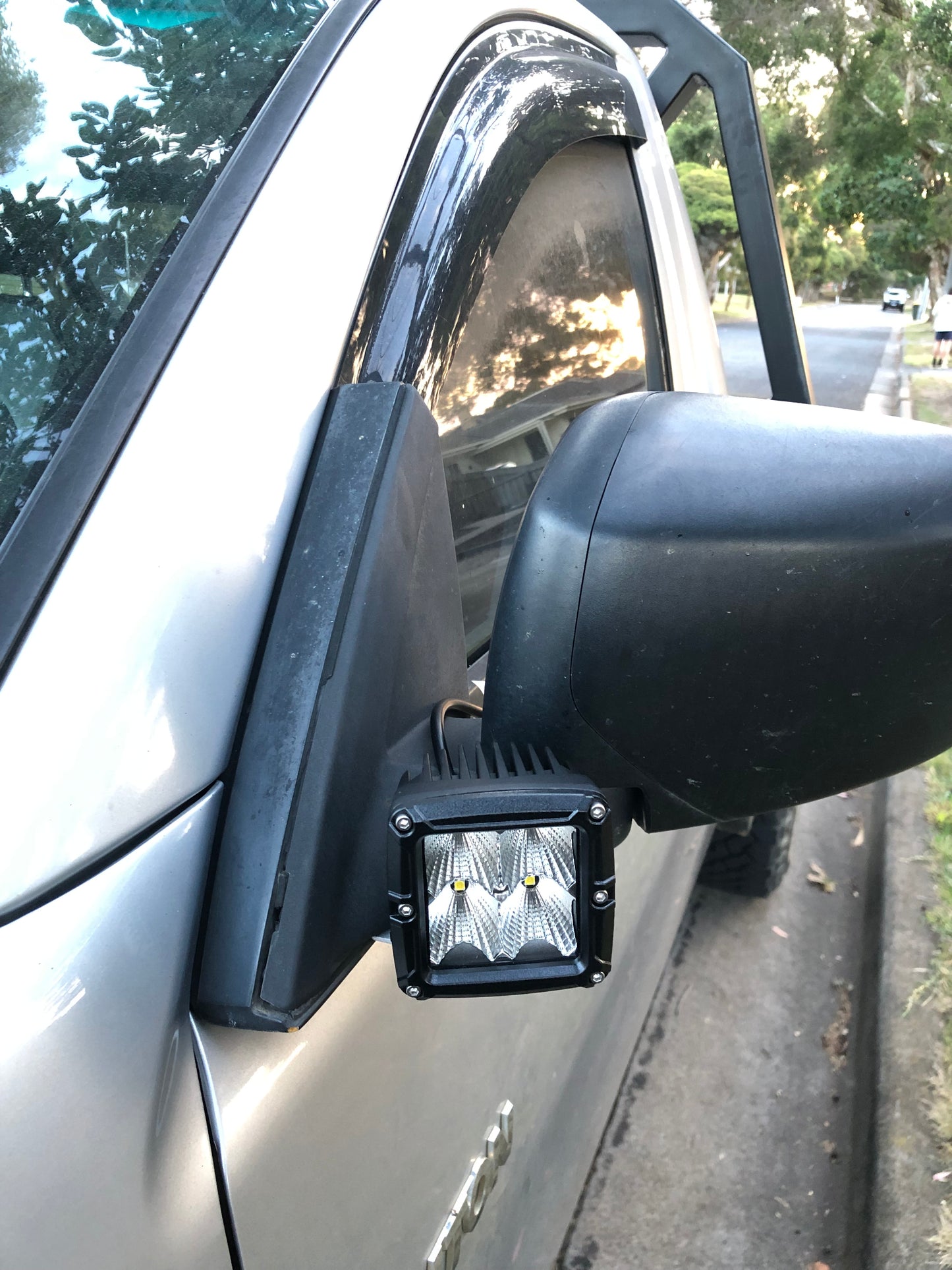 Antenna / Light Bracket - Side Mirror - ML MN Triton / Challenger