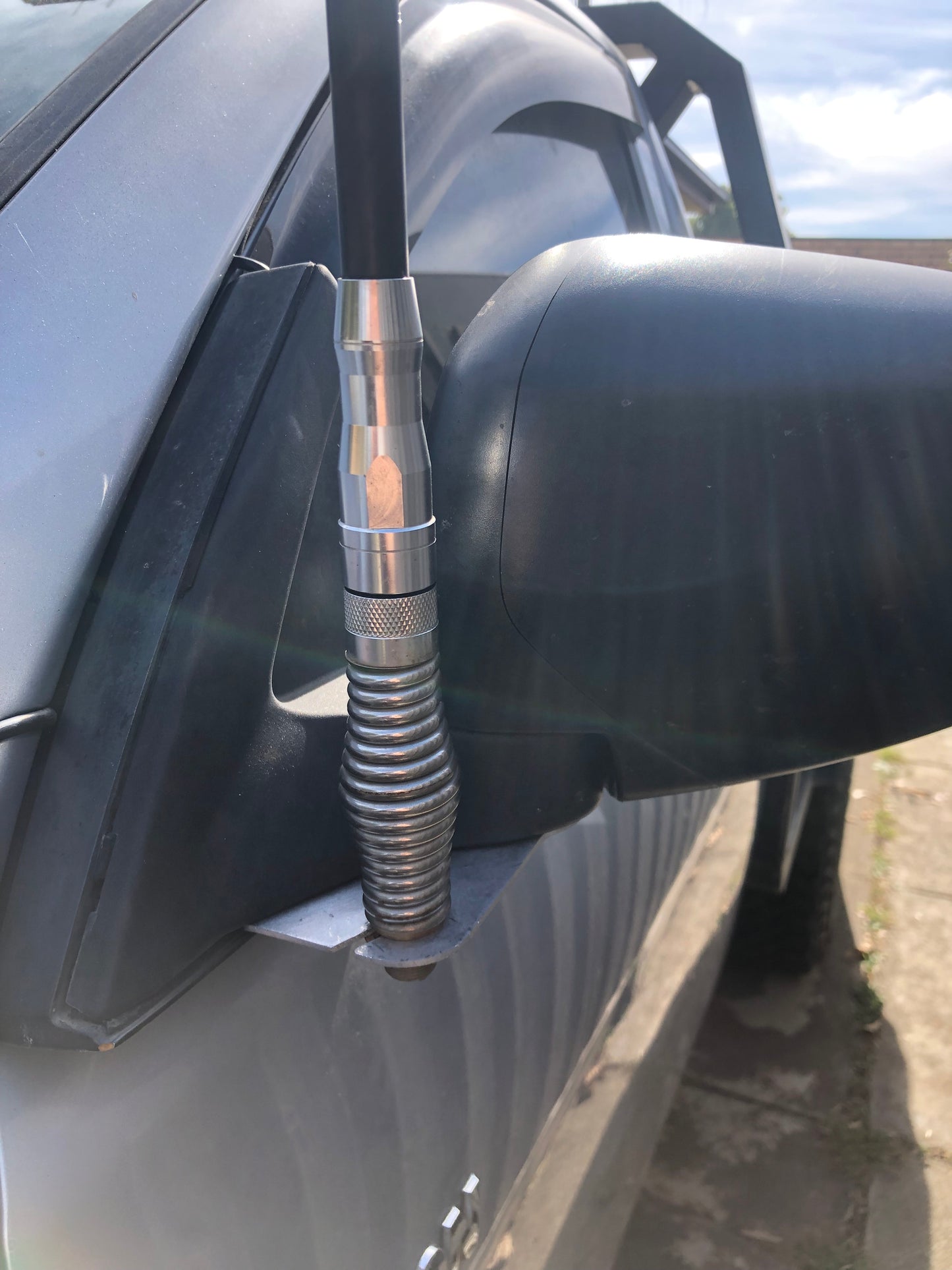 Antenna / Light Bracket - Side Mirror - ML MN Triton / Challenger